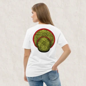 T-shirt unisexe en coton biologique - Le Chapeau Cambodgien rouge