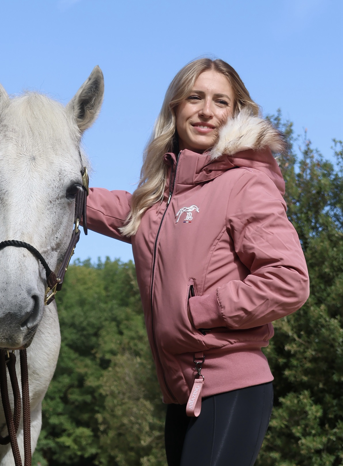 Blouson Step Pénélope Vieux Rose – Chaud, Stylé et Féminin