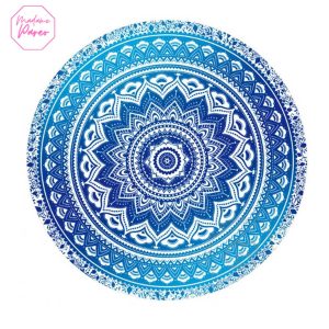 Tapis de Plage Rond Style Bohème