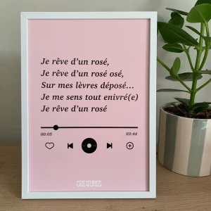 Affiche « Je rêve d’un rosé »