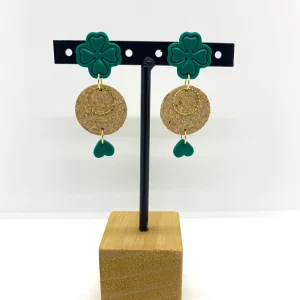 Boucles d’oreilles « Trèfle »