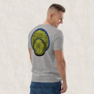 T-shirt unisexe en coton biologique - Le Chapeau Cambodgien bleu