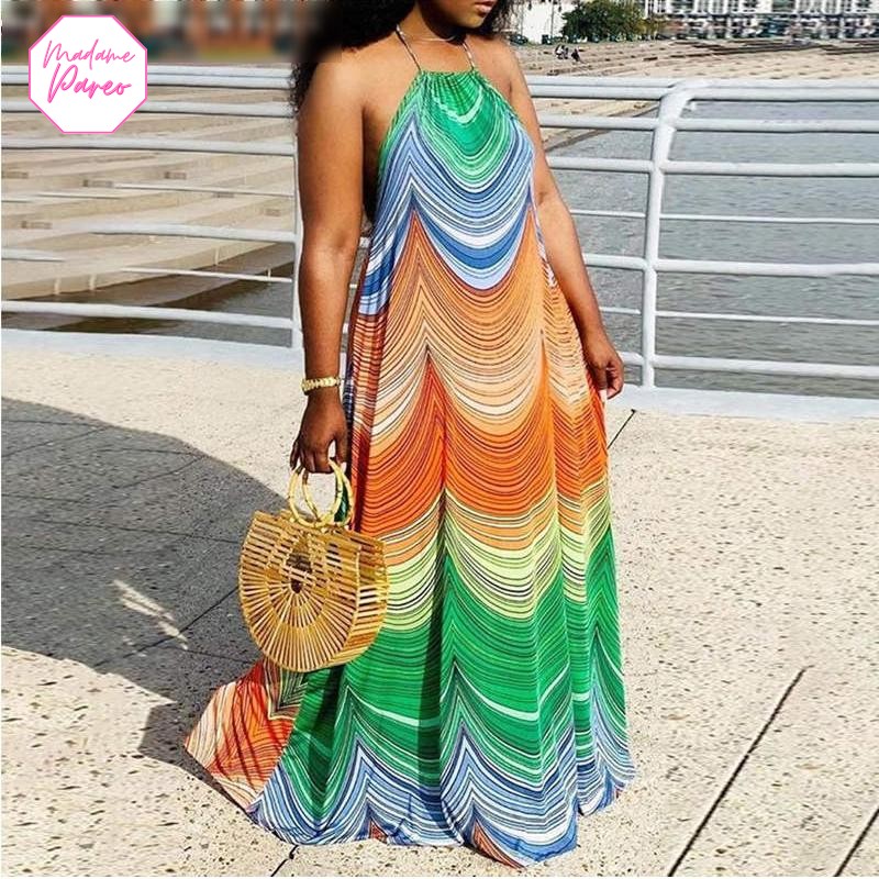 Robe paréo aux motifs africains – Image 2