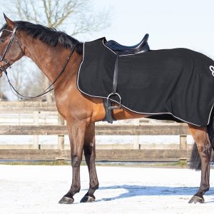 Couvre-reins polaire chaud pour cheval – QHP Ornament