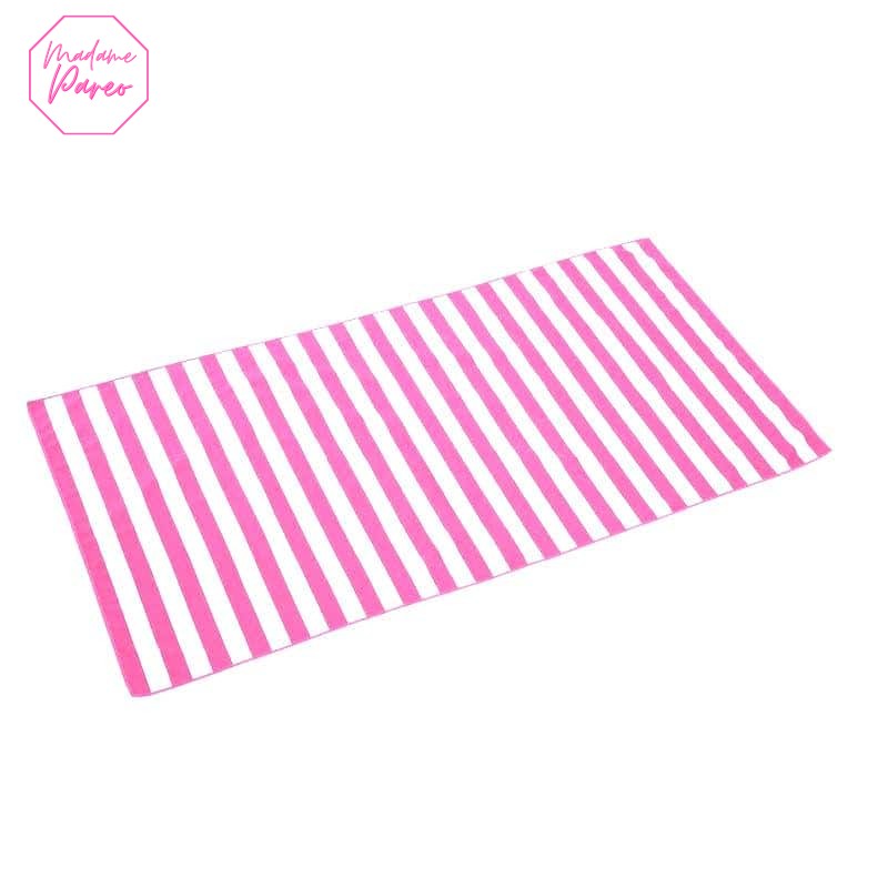 Serviette de plage en microfibre rayée – Image 5