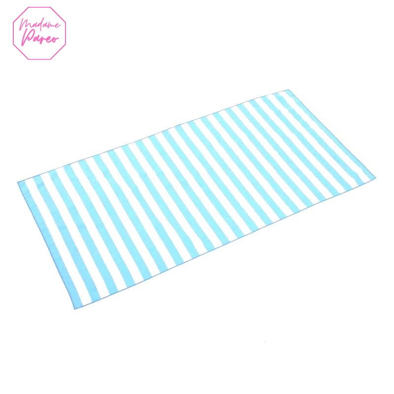 Serviette de plage en microfibre rayée – Image 4