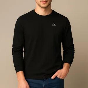 T-shirt Homme manches longues en coton biologique - L'essentiel