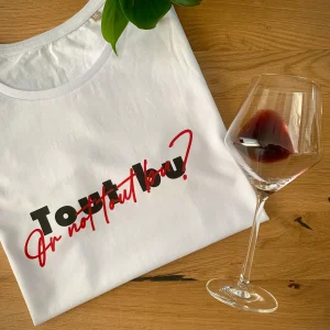 T-shirt femme « Tout bu or not tout bu »