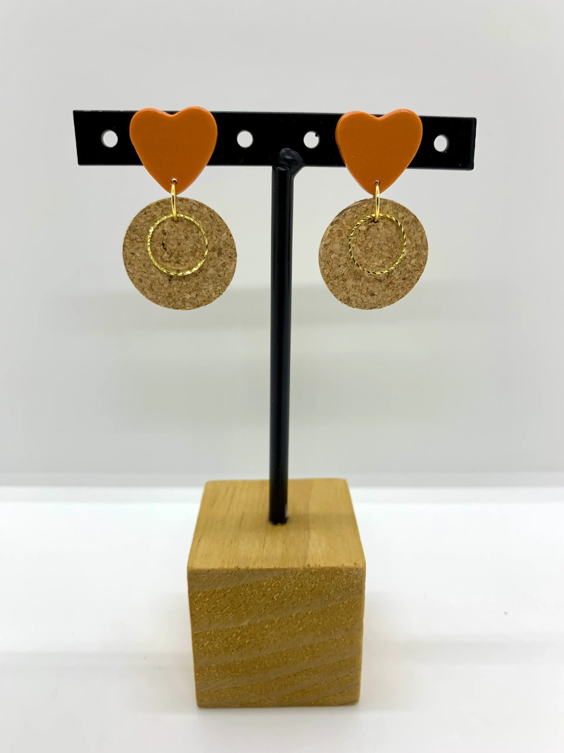 Boucles d’oreilles simple « Cœur »