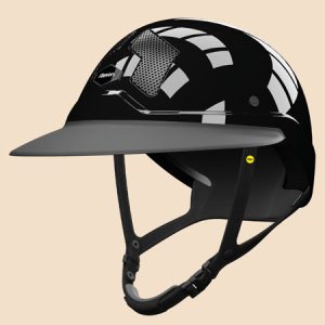 Casque d’équitation Armet Star MIPS Noir – Technologie MIPS, sécurité avancée et élégance signée Flex-On