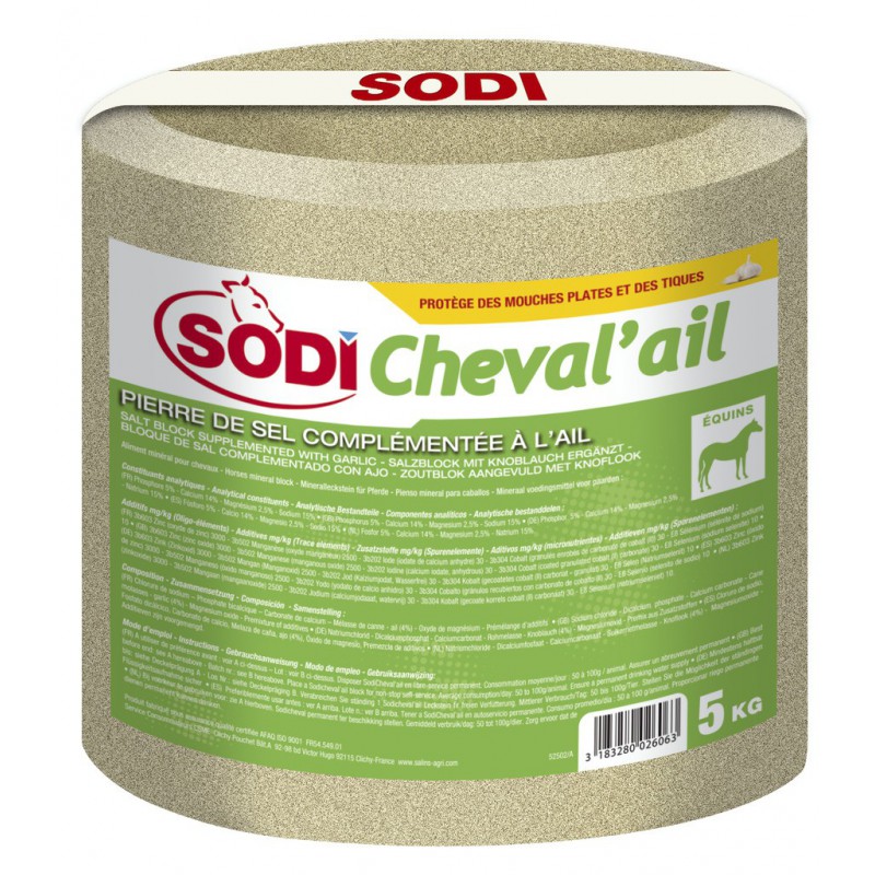 Aliment complémentaire SODI Cheval’AIL Bloc – Image 2