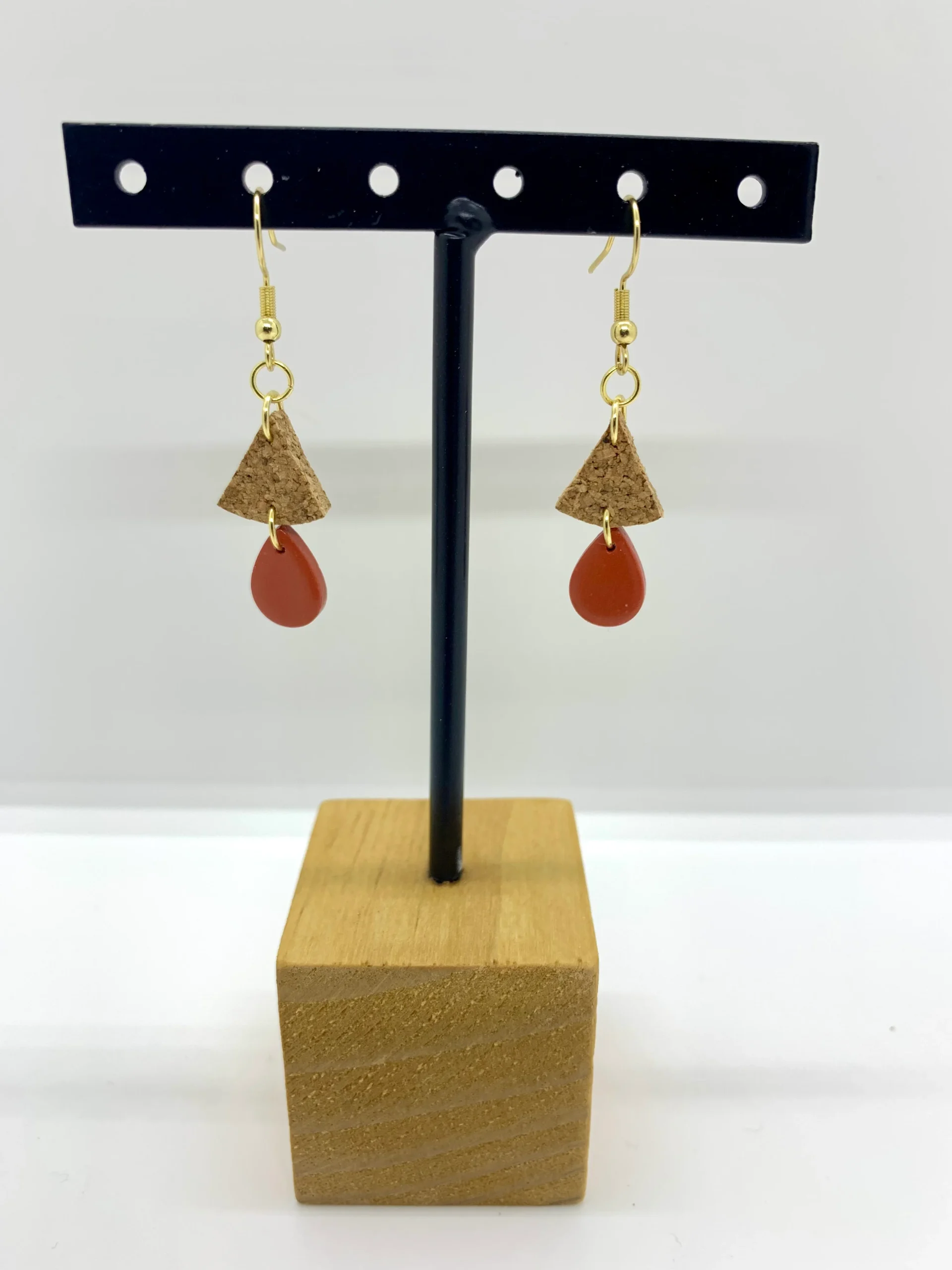 Boucles d’oreilles pendantes « Gouttes » – Image 5