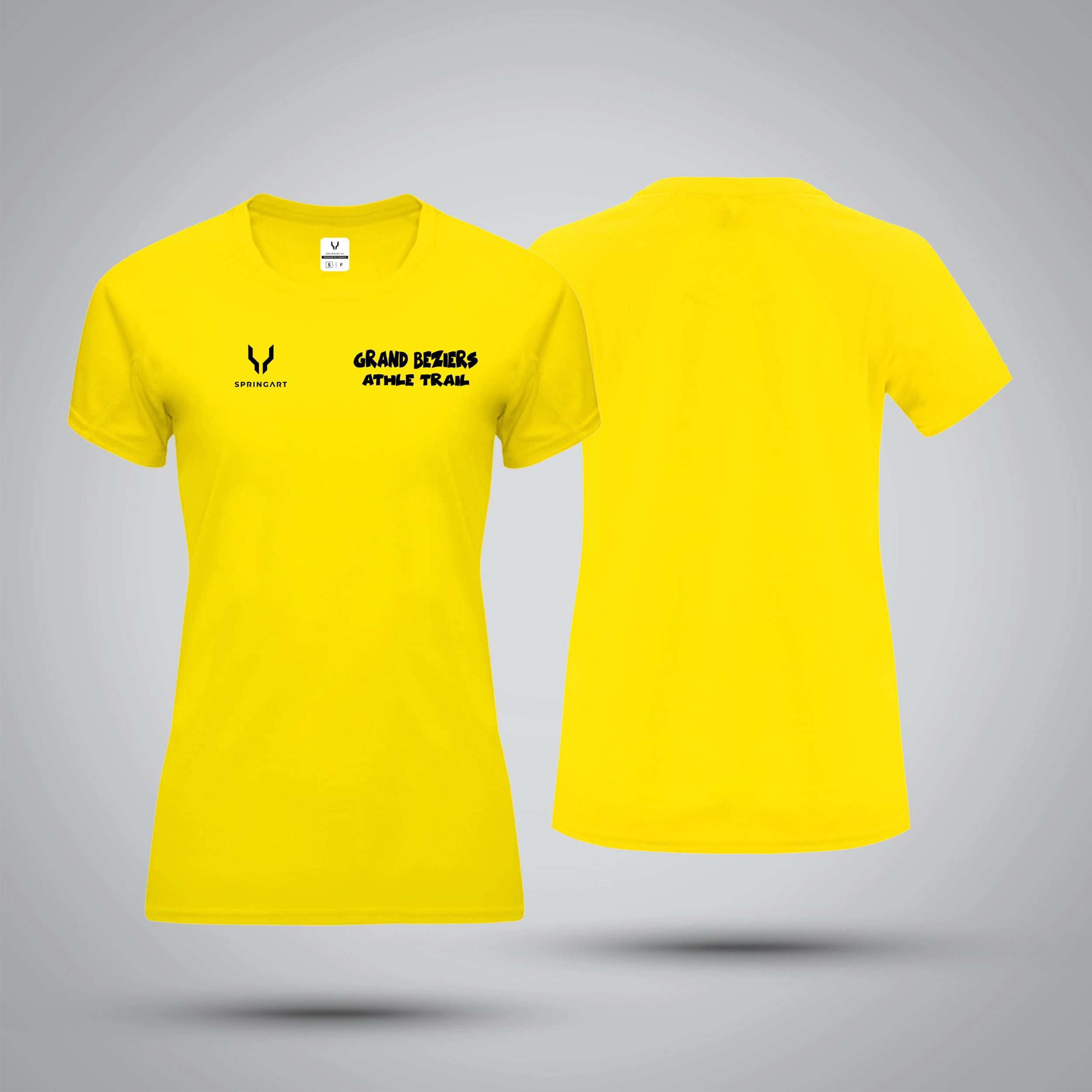 T-shirt Entraînement Femme Grand Beziers Athle Trail – Image 2