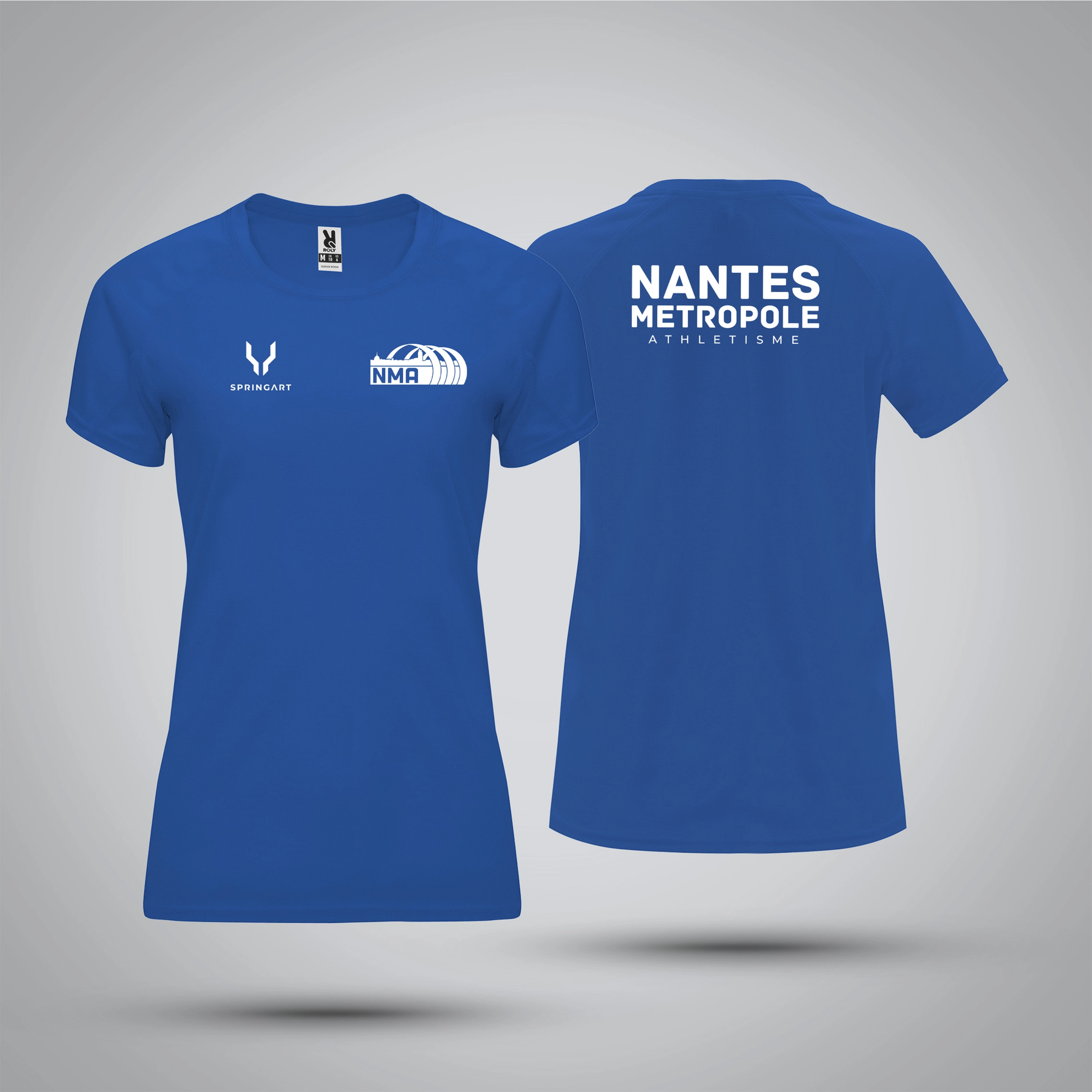 T-shirt Entraînement Femme Nantes Métropole Athlétisme – Image 2