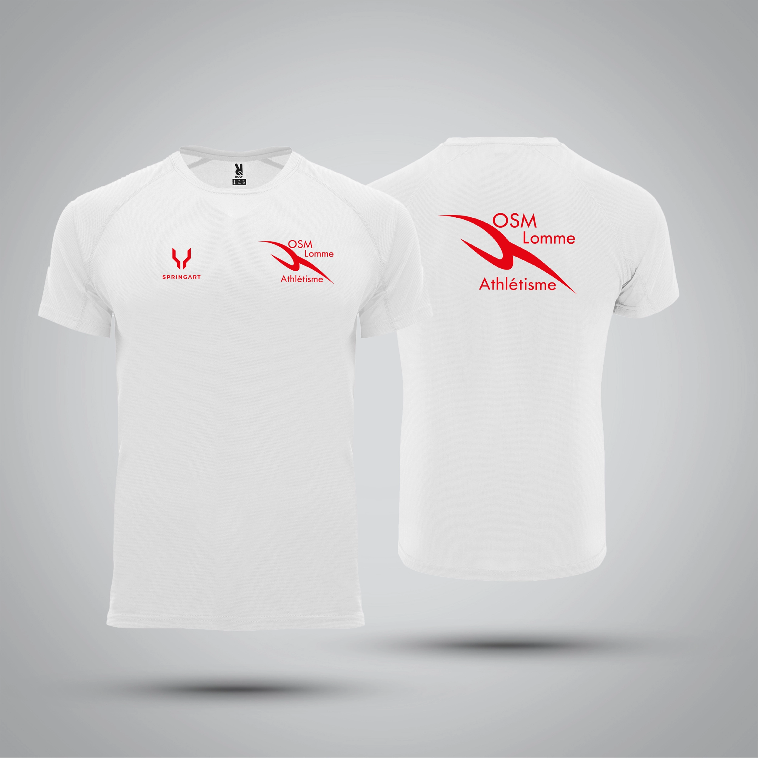 T-shirt Entraînement Homme OSM Lomme – Image 2