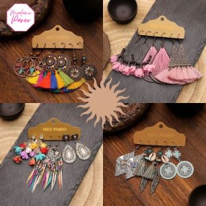 Boucles d’Oreilles Plumes et Breloques