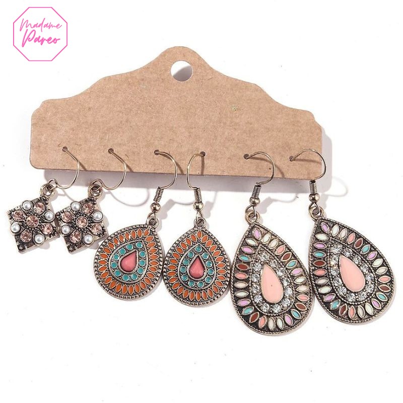 Boucles d’Oreilles Vintage Bohème – Image 9