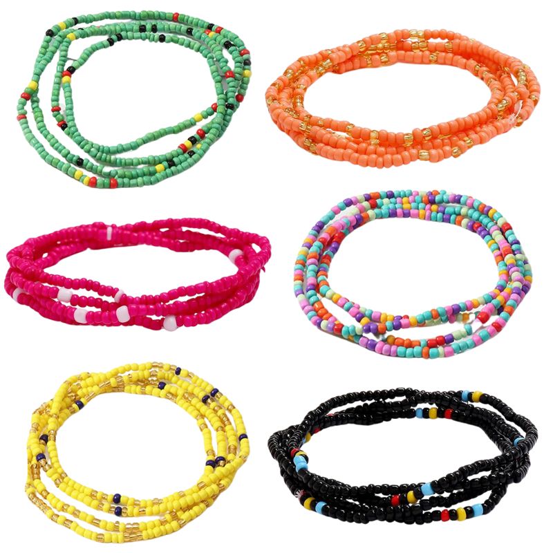Bracelet de Cheville Long en Perles Colorées – Image 2