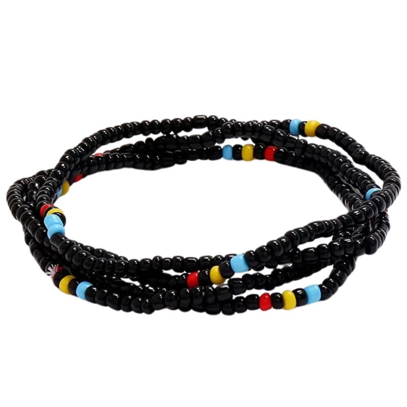 Bracelet de Cheville Long en Perles Colorées – Image 4