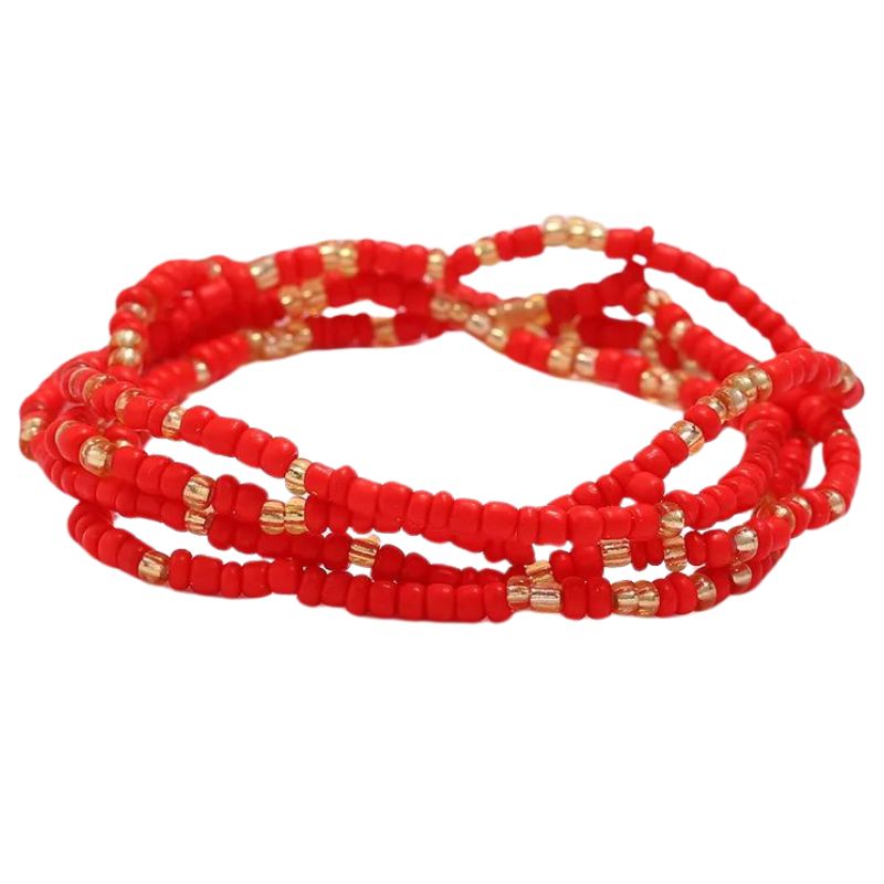 Bracelet de Cheville Long en Perles Colorées – Image 7