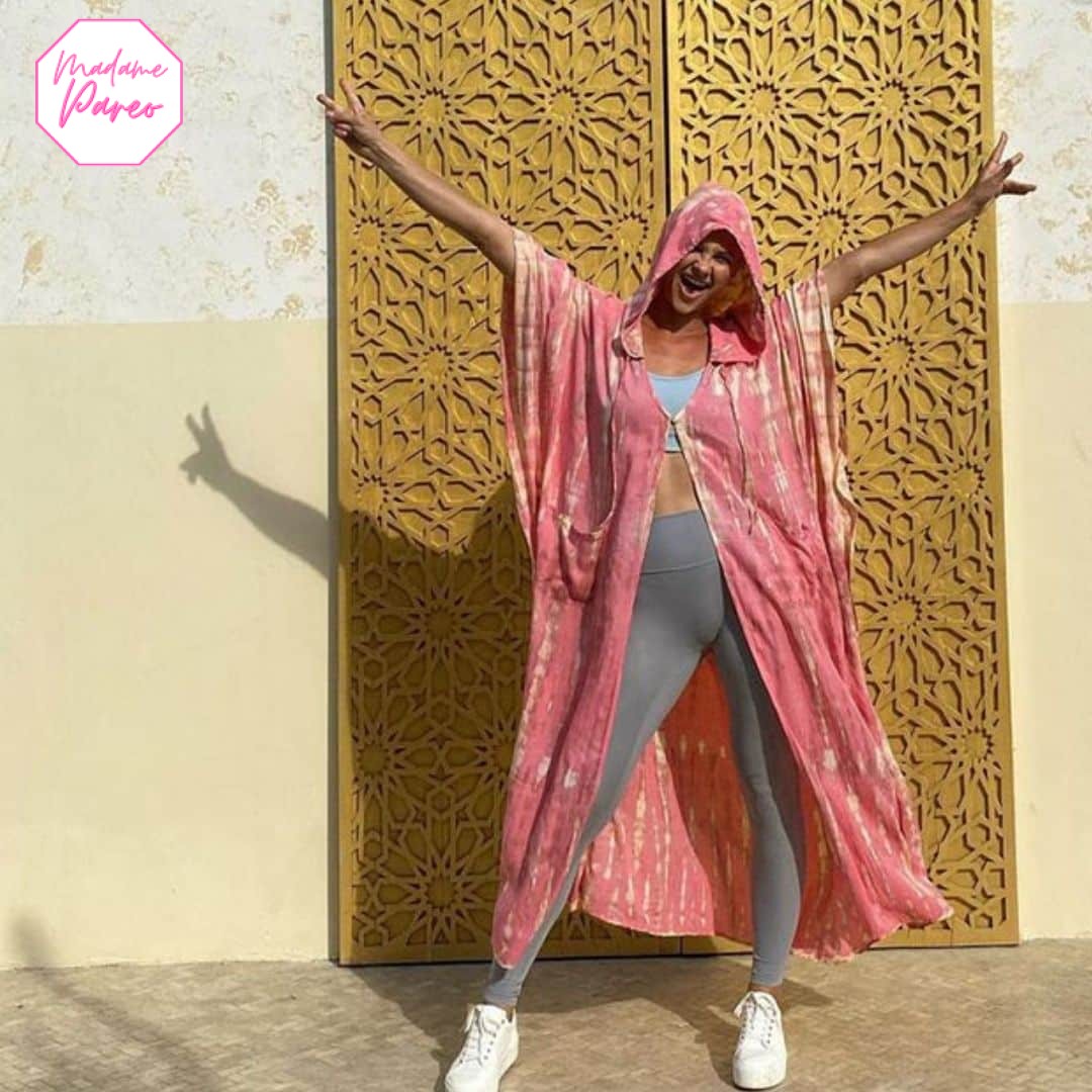 Cape de plage à imprimé bohème