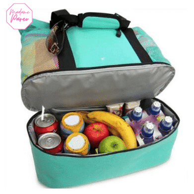 Grand sac de plage avec glacière – Image 6