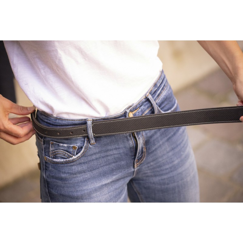 Ceinture Pénélope – Signature – Cuir perforé – Image 5