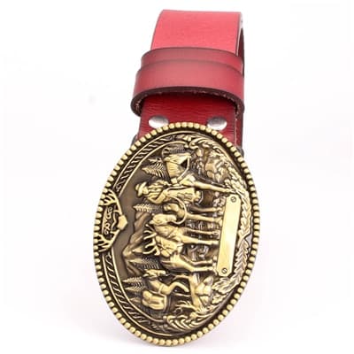 Ceinture d’équitation motif chevalier pour hommes – Image 5