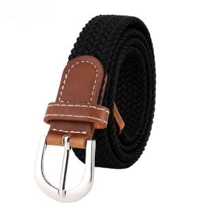 Ceinture d’équitation tricotée en toile extensible pour hommes