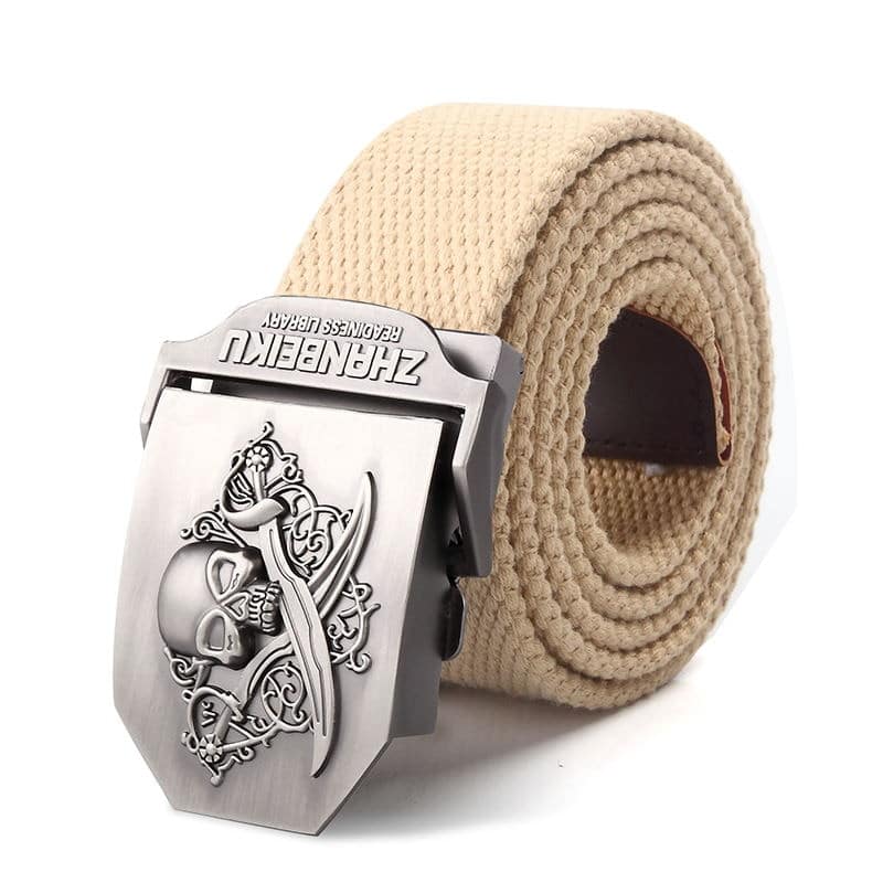 Ceinture de pirate avec tête de mort pour hommes – Image 4