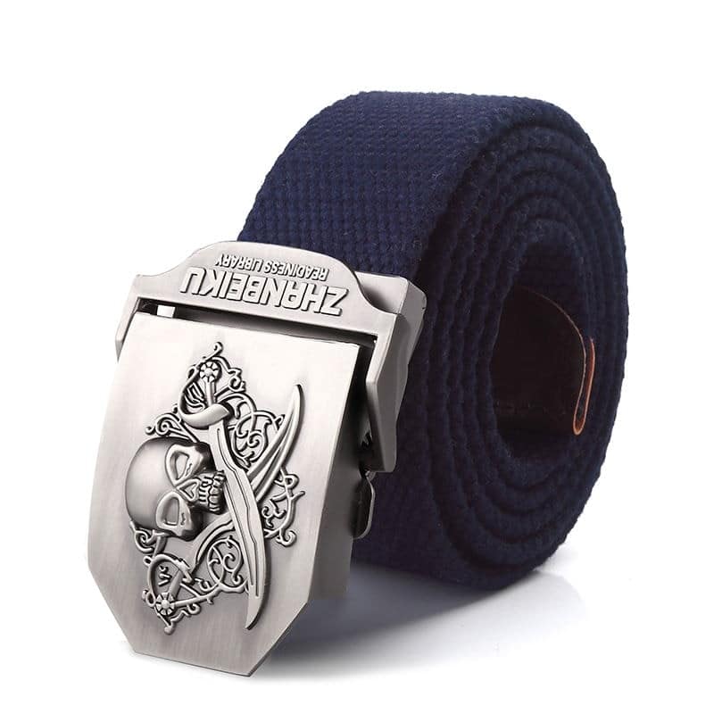 Ceinture de pirate avec tête de mort pour hommes – Image 5