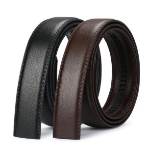 Ceinture en simili cuir sans boucle