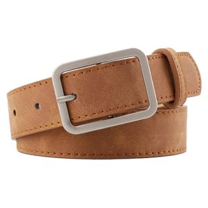 Ceinture large en simili cuir pour femmes