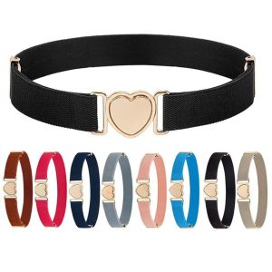 Ceinture multicolore et élastique en forme de cœur pour enfants
