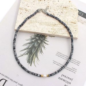 Collier Surfeur Couleur Pixel Pendentif Perle