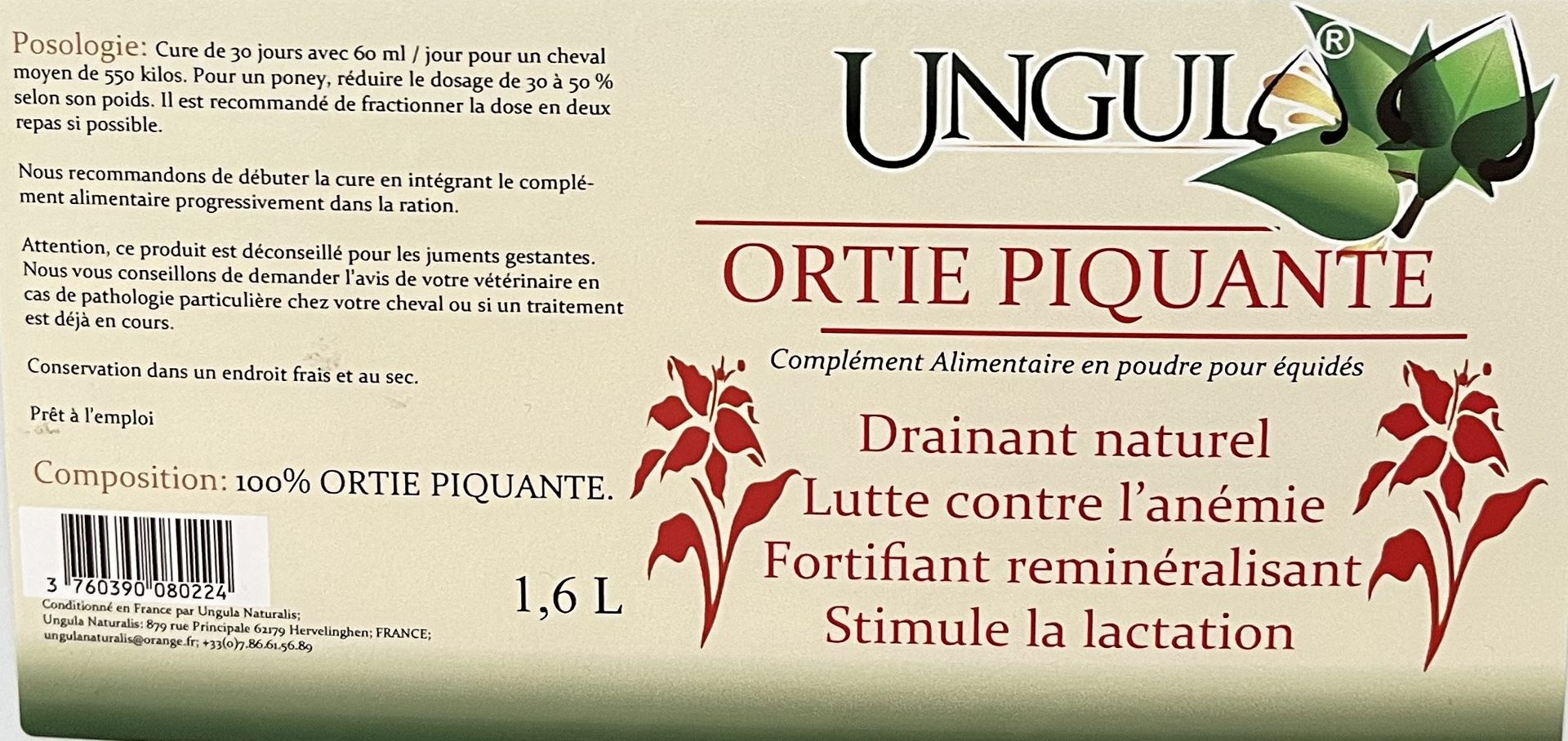Complément alimentaire Ortie piquante – Ungula Naturalis – Image 3
