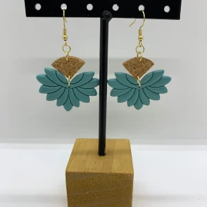 Boucles d’oreilles pendantes « Caliopée »