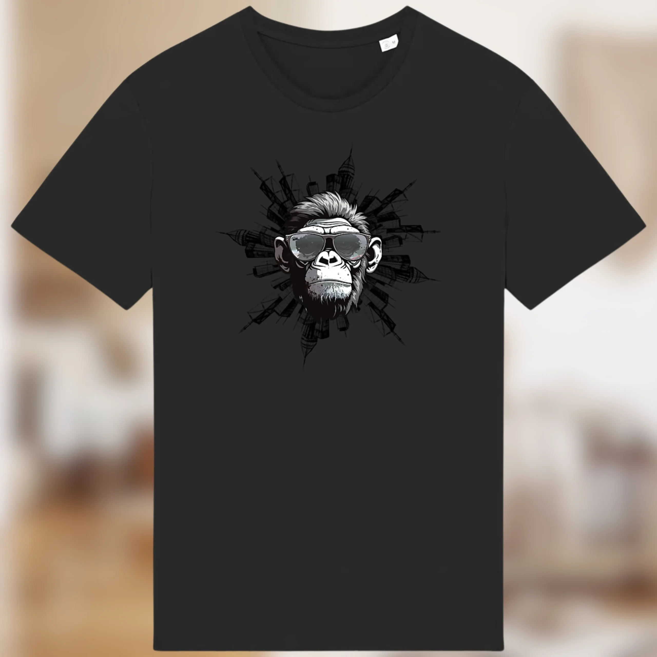 T-shirt bio “KONG” – Style urbain & regard dominant 🦍🏙️ – Image 3