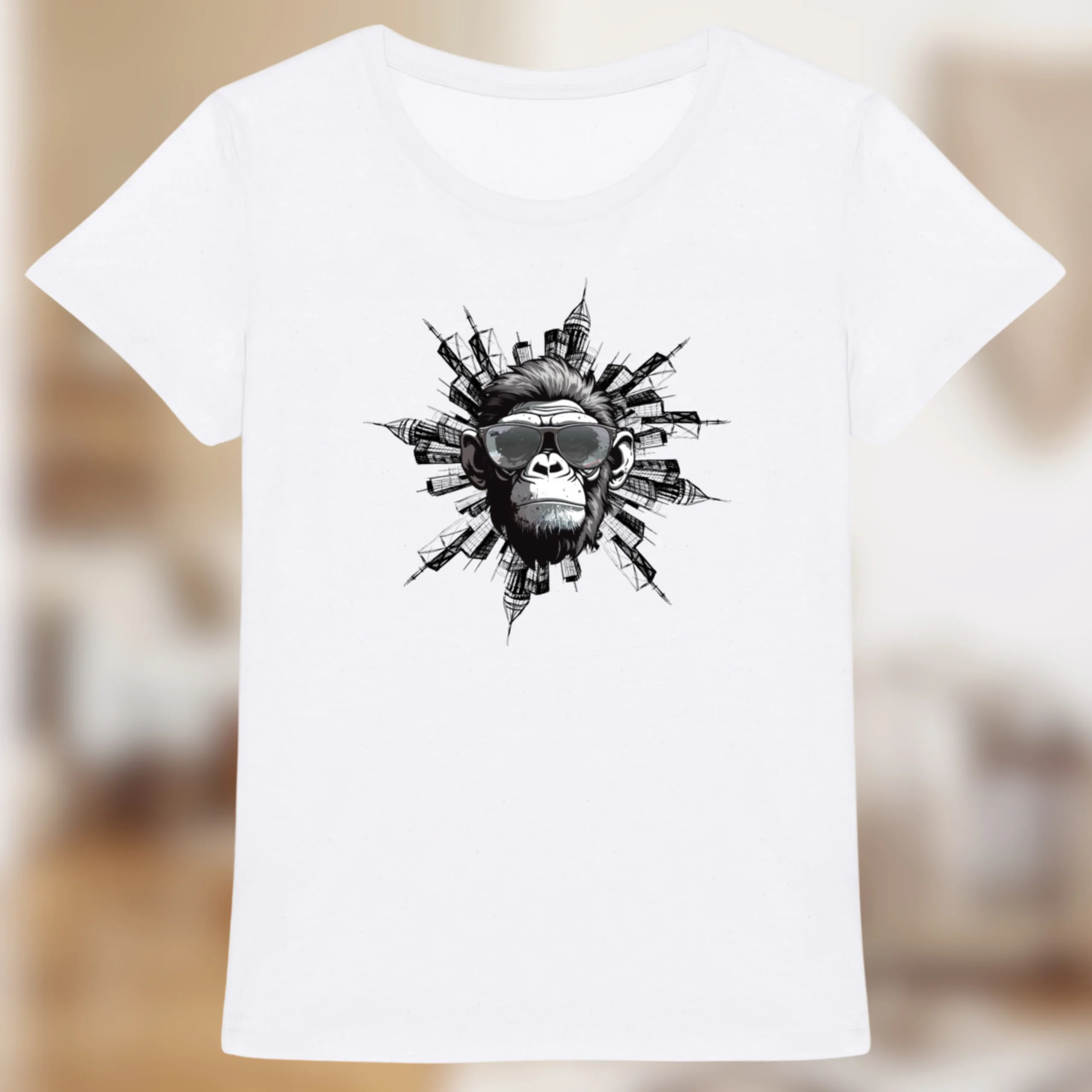 T-shirt “Kong” – L'attitude urbaine au féminin🦍👑