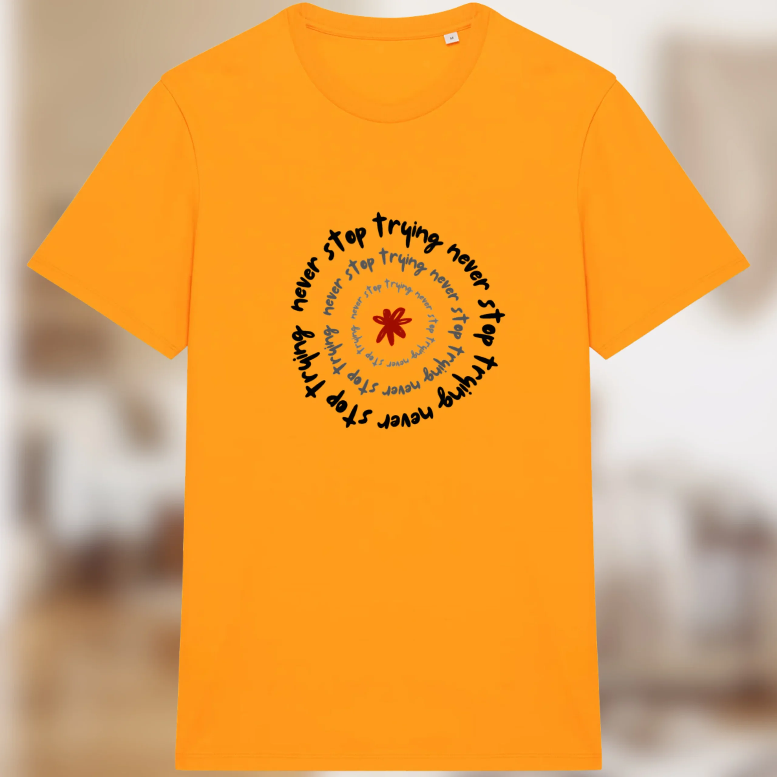 T-shirt “Never Stop Trying” – Le style de ceux qui ne lâchent rien 🔁 – Image 3