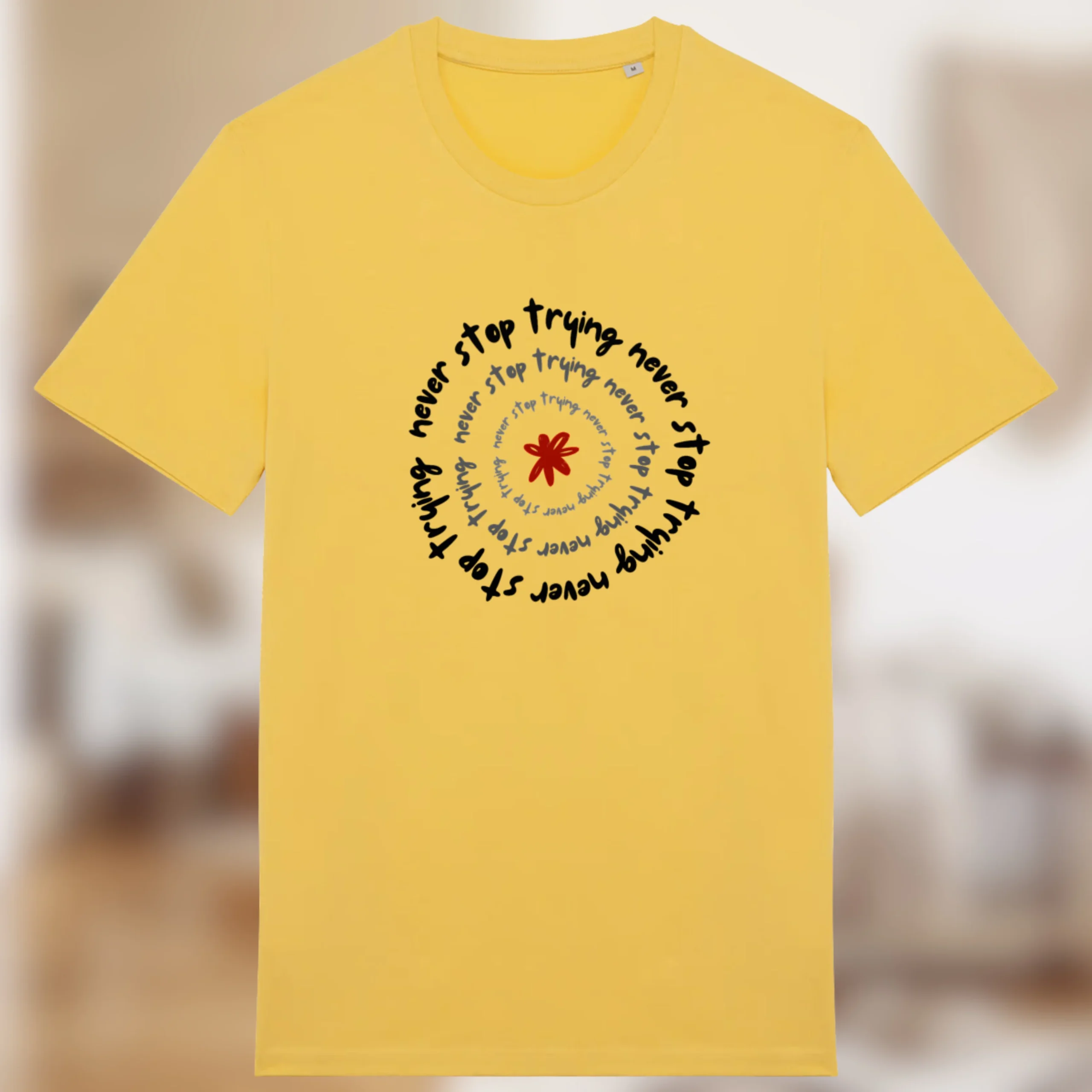 T-shirt “Never Stop Trying” – Le style de ceux qui ne lâchent rien 🔁 – Image 5