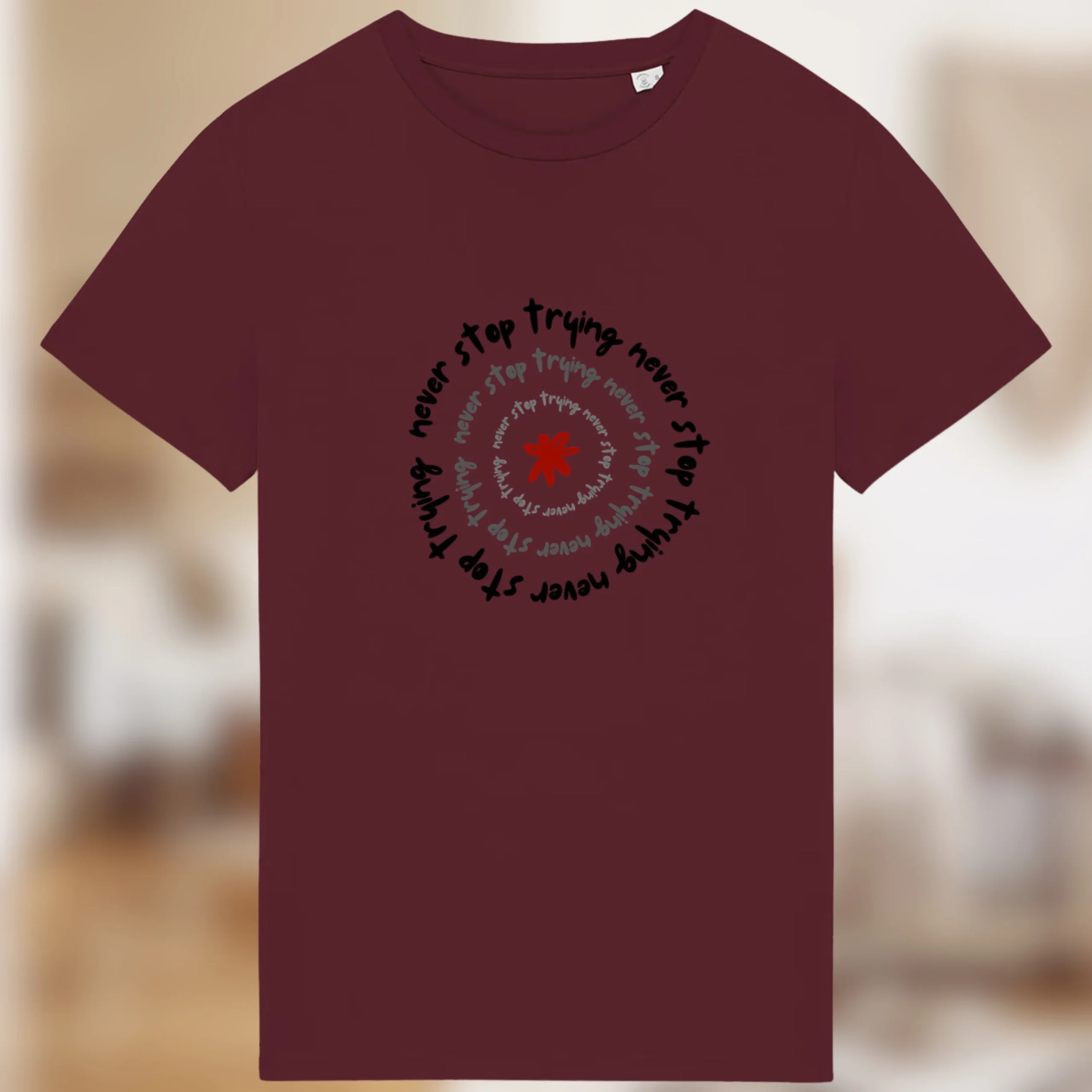 T-shirt “Never Stop Trying” – Le style de ceux qui ne lâchent rien 🔁 – Image 6