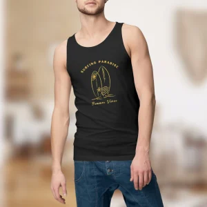 Débardeur “Surfing Paradise” – Vibe d’été en continu 🏄‍♂️☀️