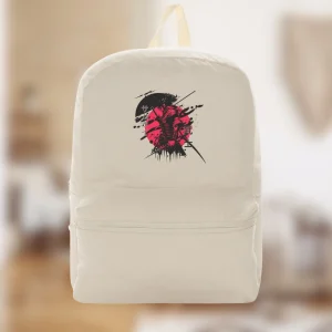 Sac à dos "Guerrier du Soleil Levant" – Style urbain & conscience éthique✨🥷