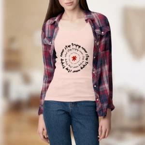 Débardeur “Never Stop Trying” – Force douce & message affirmé🌀💪