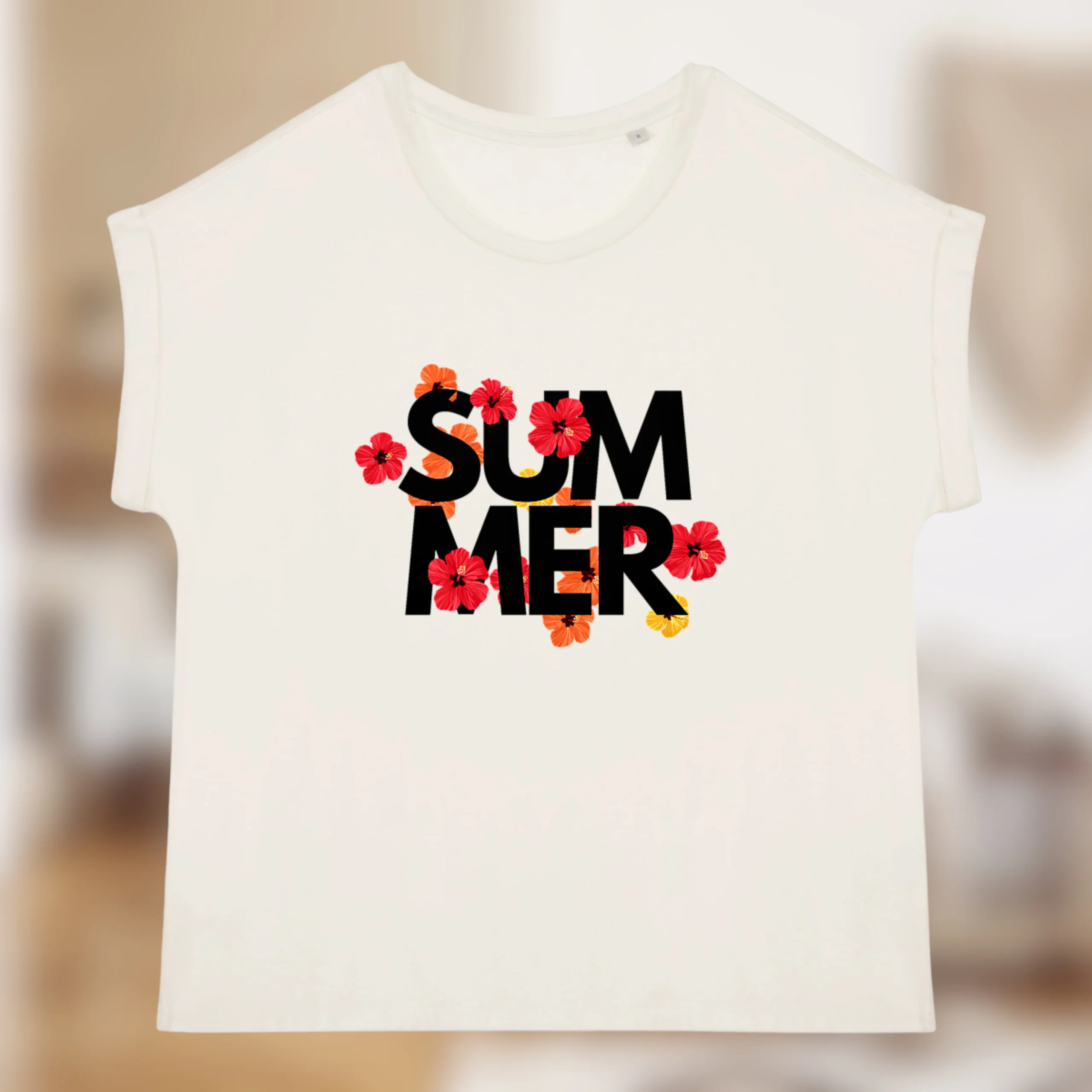 T-shirt Femme "Summer" – Vibe tropicale, esprit chill🌺✨ – Image 4