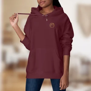 Sweat à capuche unisexe “Étoffe d’Or” – Minimalisme doré, confort assumé🧥✨