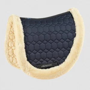 Tapis de selle Equiline Marine SNUGGLY – Endurance et chevaux à peau sensible avec éco-mouton