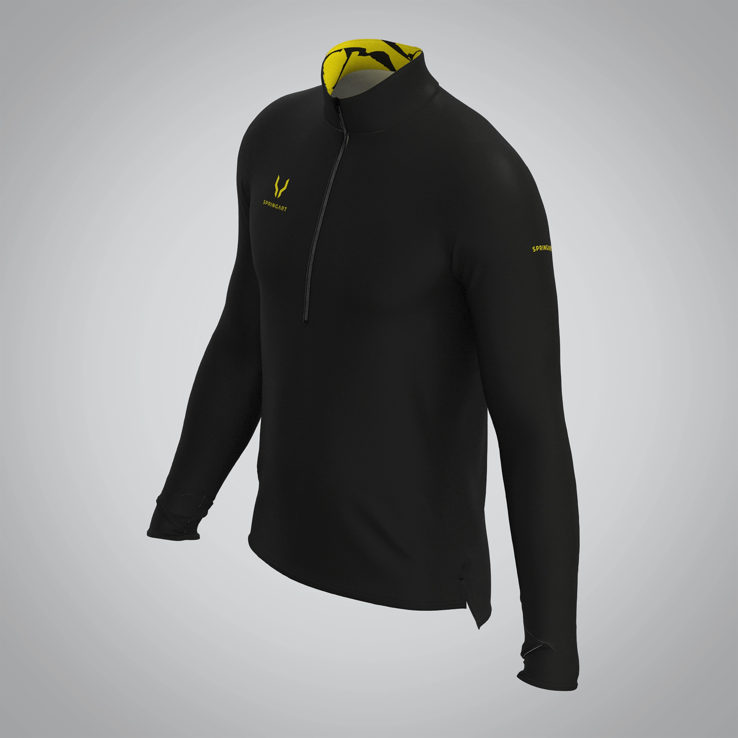 Quart Zip Homme Grand Beziers Athle Trail – Image 3