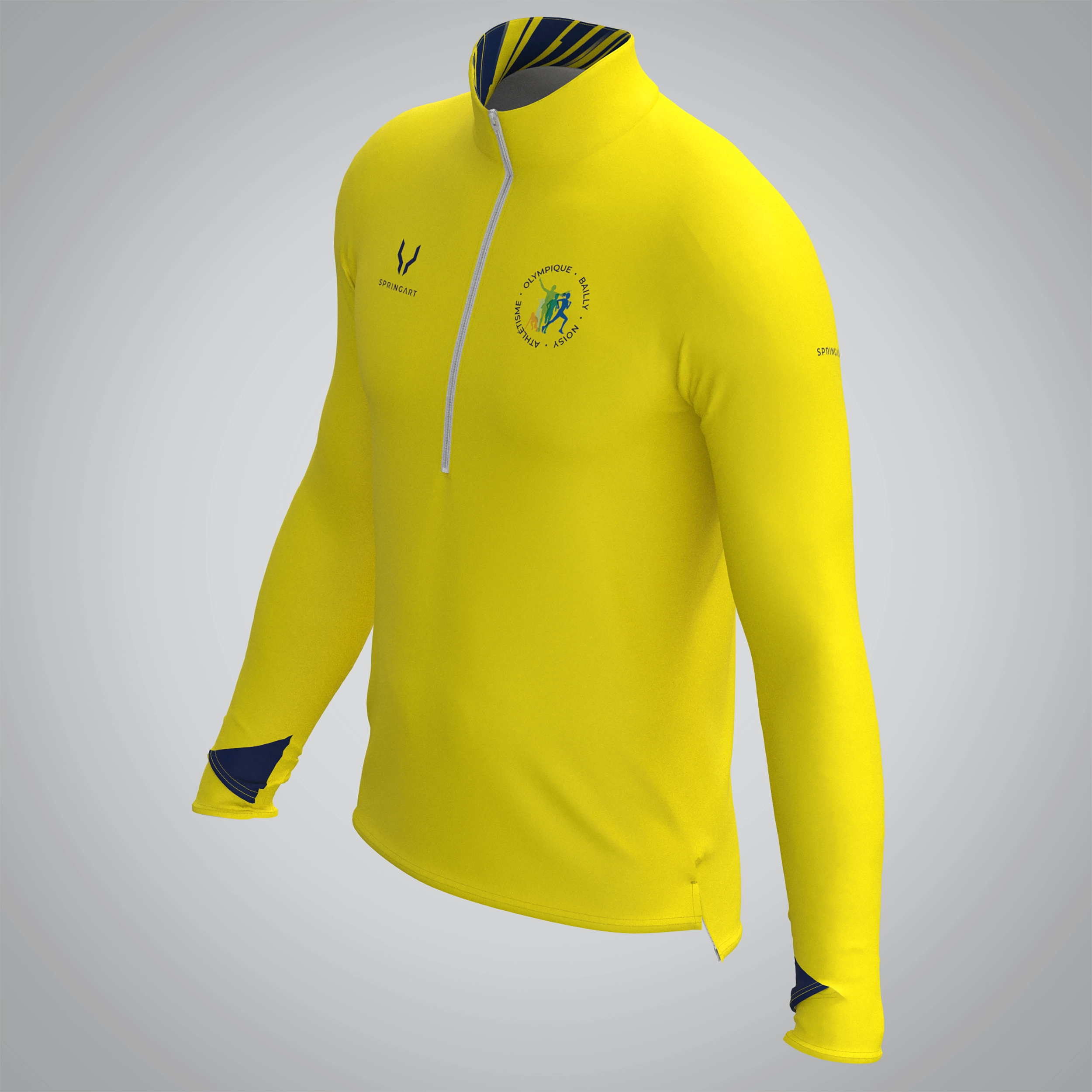 Quart Zip Homme Olympique Bailly Noisy – Image 3